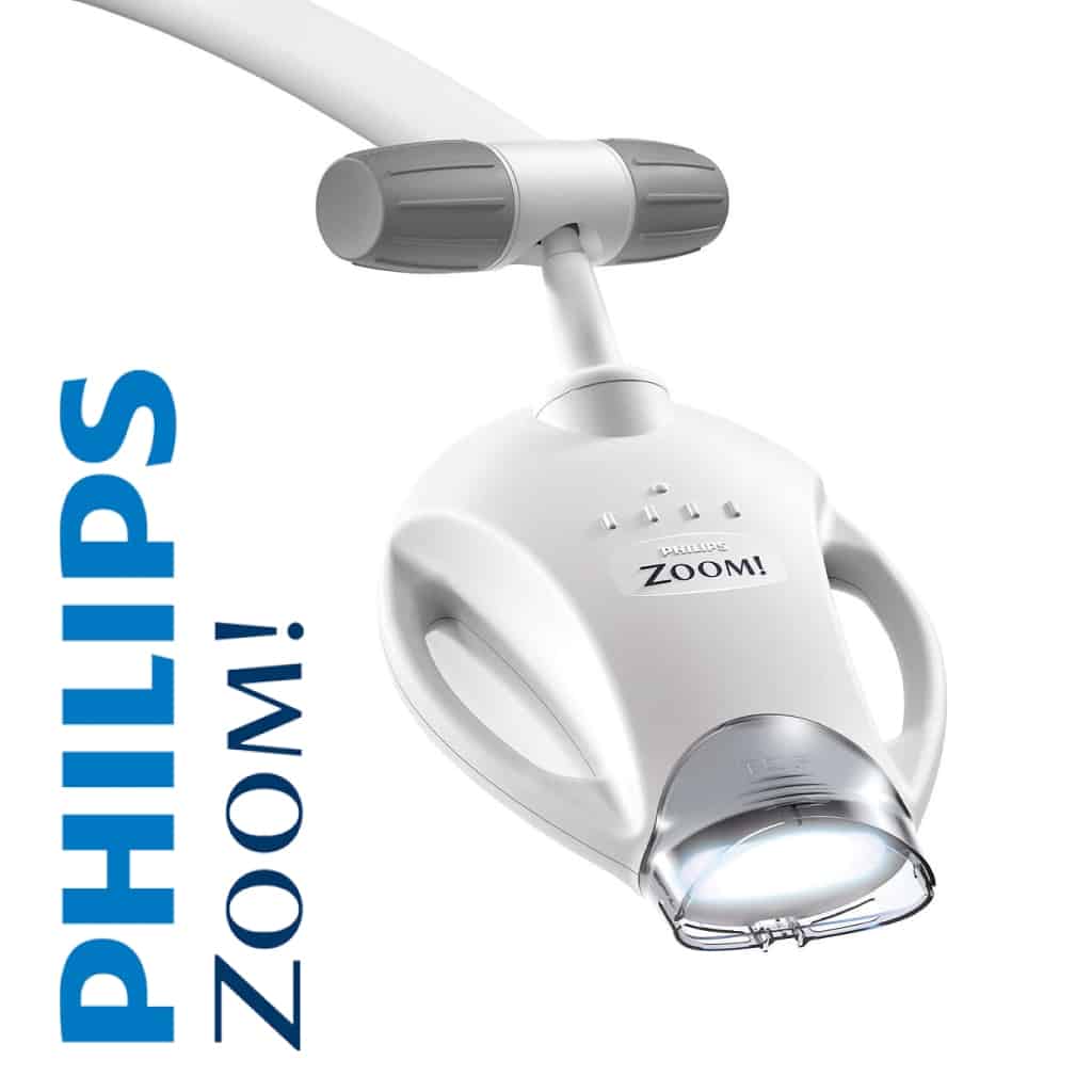 Philips Zoom professional teeth whitening at Texan Smile in Sugar Land