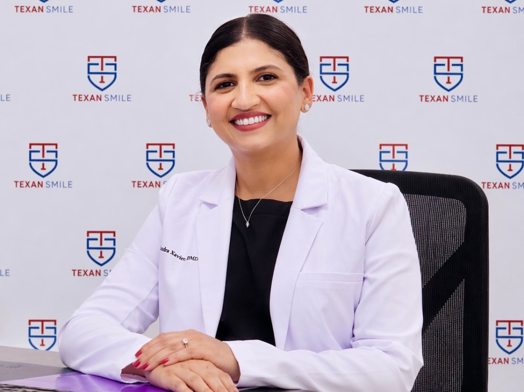 Dr Sneha Xavier at Texan Smile Family and Cosmetic Dentistry